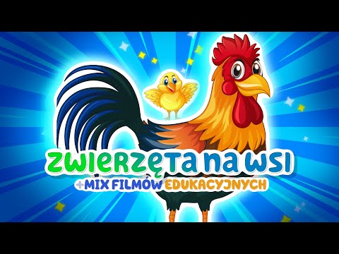 Zwierzęta na wsi 🐮🐔 Poznaj odgłosy i życie zwierząt z farmy – edukacyjny film dla dzieci