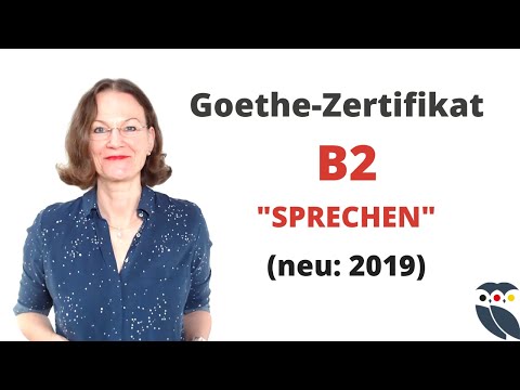 ᐅ Goethe Prüfung/Zertifikat B2 | neu 2019 | Modul "Sprechen" |  Info und Tipps