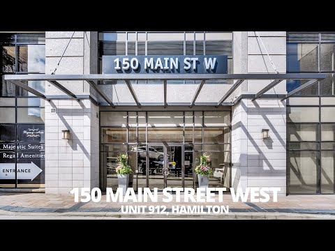 Luxe Hamilton Condo - 150 Main Street West - Unit 912 - Hamilton Real Estate Video