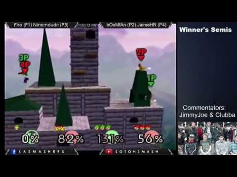 Apex 2015 JaimeHR & SuPeRbOoMfAn v Nintendude & Firo - SSB64