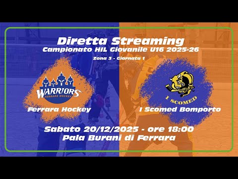 Hockey Inline Campionato U16: Ferrara Hockey vs I Scomed Bomporto - 20/12/2025