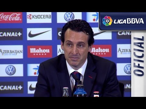 Rueda de Prensa de Emery tras el Atlético de Madrid (1-1) Sevilla FC - HD