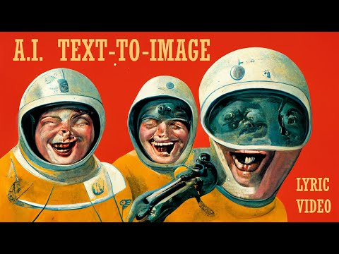 MC Frontalot - Secrets From The Future [LYRIC VIDEO w/ TEXT-TO-IMAGE A.I.]