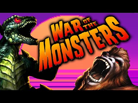 100 tons of tyrannical terror! - War of the Monsters (PS2)