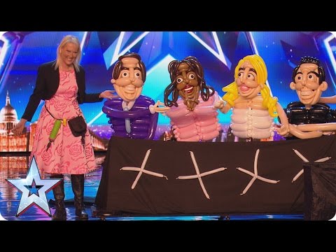 Betty Balloon blows the Judges’ minds with her creations | Britain’s Got More Talent 2017