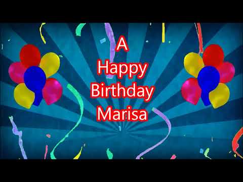 Marisa Happy Birthday blue sunbeam