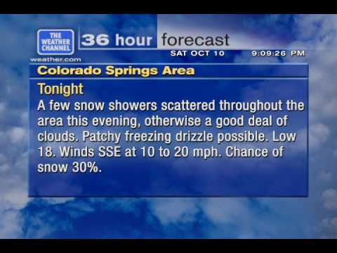 Wintry Weather in Colorado Springs - XL Emulation 10/10/09