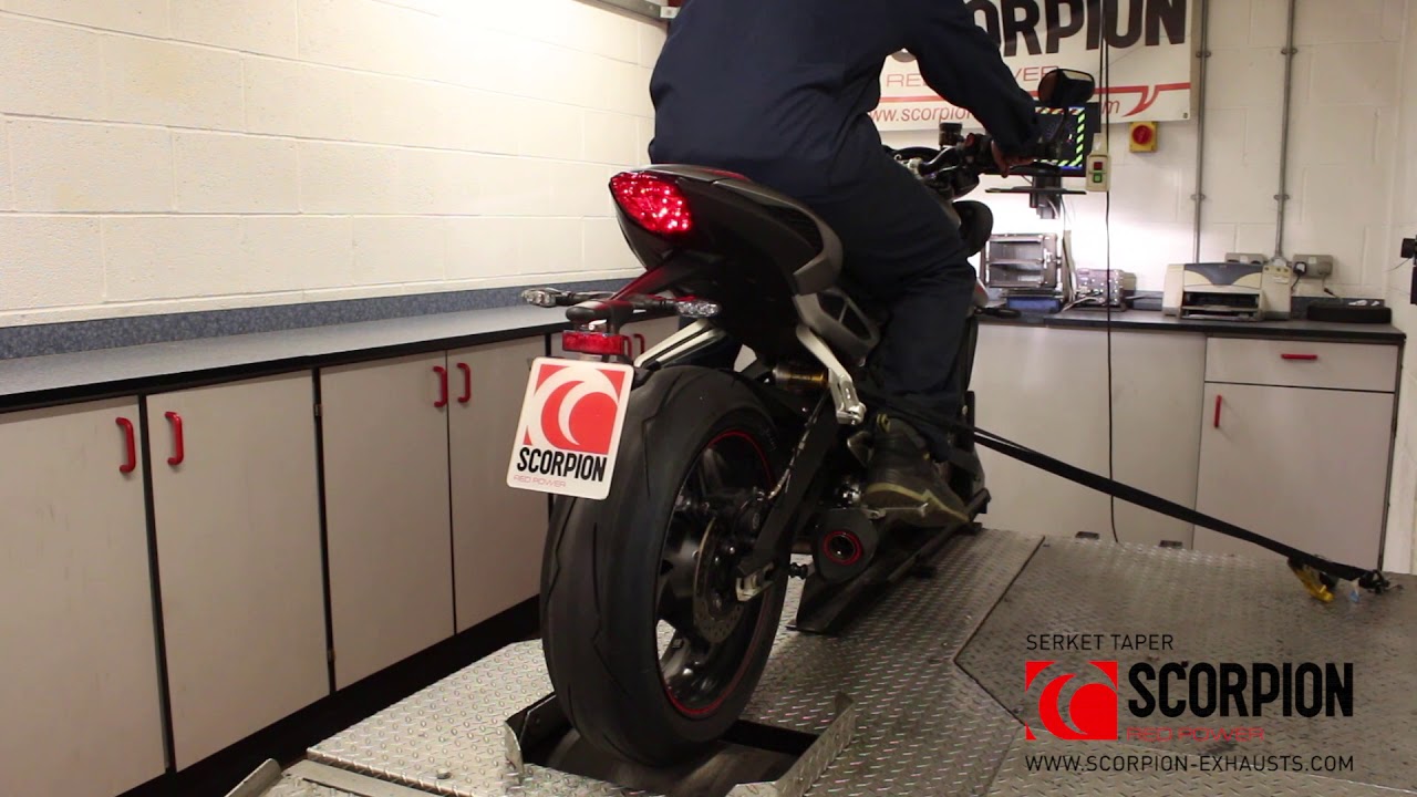 Scorpion Serket Taper Exhaust - Triumph Street Triple RS/S (17-19) Video