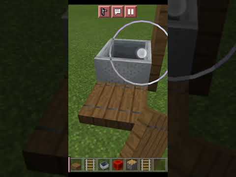 Unbelievable trick to create a chair in Minecraft! #shizo #YT #shortsfeed