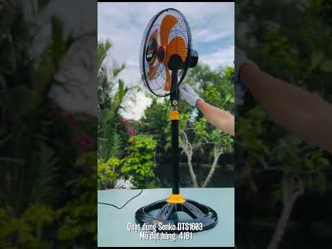 Quạt đứng Senko DTS1603 60W – điều chỉnh chiều cao 108–120cm