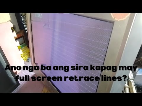 SONY WEGA FULL SCREEN RETRACE LINES ANO KAYA SIRA || VLOG #131