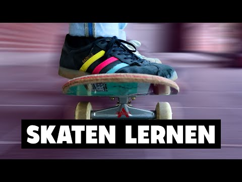 SKATEBOARD FAHREN LERNEN (Pushen / Lenken / Bremsen) 🛹