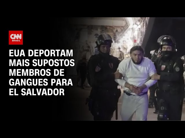 EUA enviam supostos venezuelanos da gangue MS-13 para El Salvador | CNN 360º