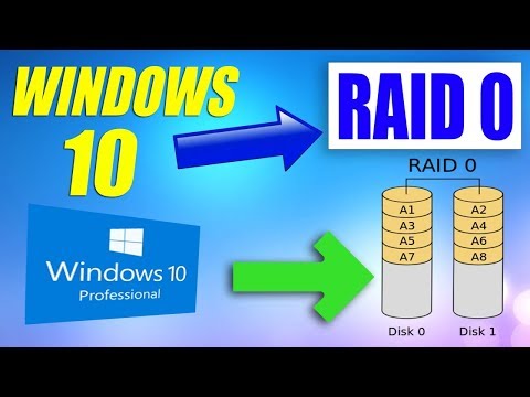 Установка Windows 10 на RAID массив Video