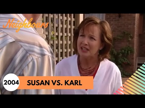Neighbours: Susan vs. Karl in the Street ("I am NOT understanding!") (2004)