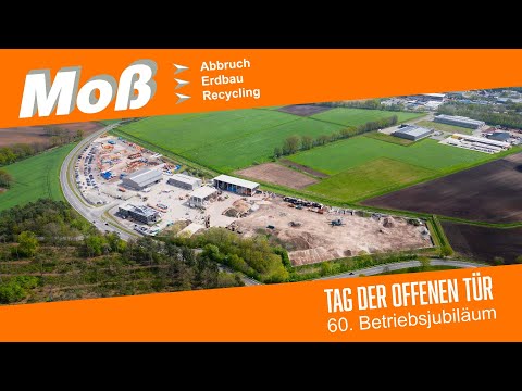 Tag der offenen Tür zum 60. Betriebsjubiläum I Moß Abbruch-Erdbau-Recycling GmbH & Co. KG