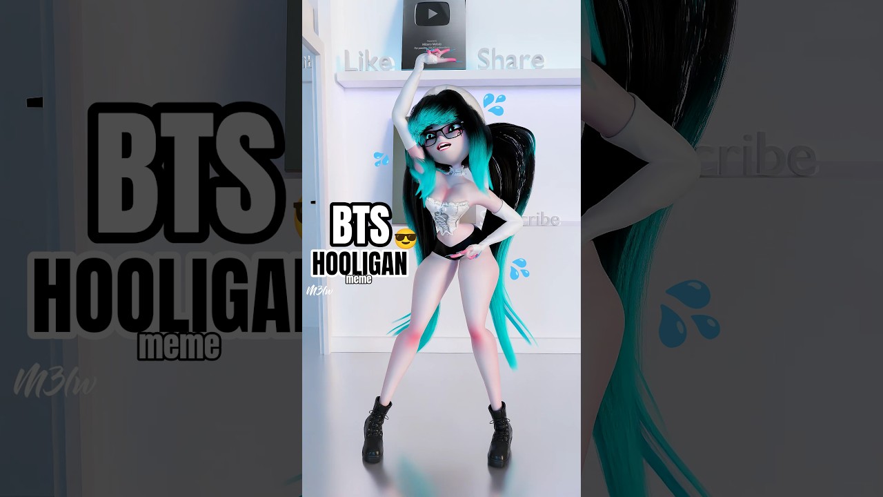 BTS Dance Challenge Animation 🩵 Harmony