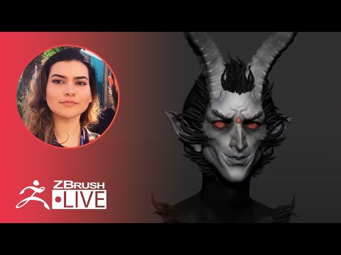 3D Sculpting Krampus in ZBrush ! - Ana Carolina Pereira - ZBrush 2021