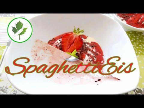 SpaghettiEis - fast wie in der Eisdiele / ohne Rezept 🍨