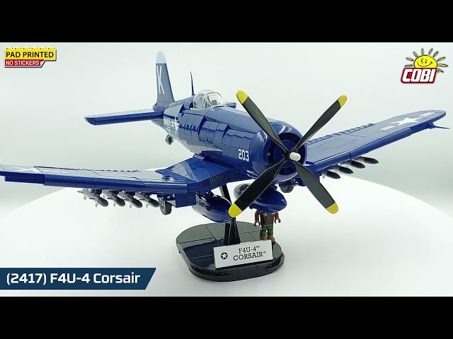 COBI Korean War F4U-4 Corsair COBI-2417 520 Teile video