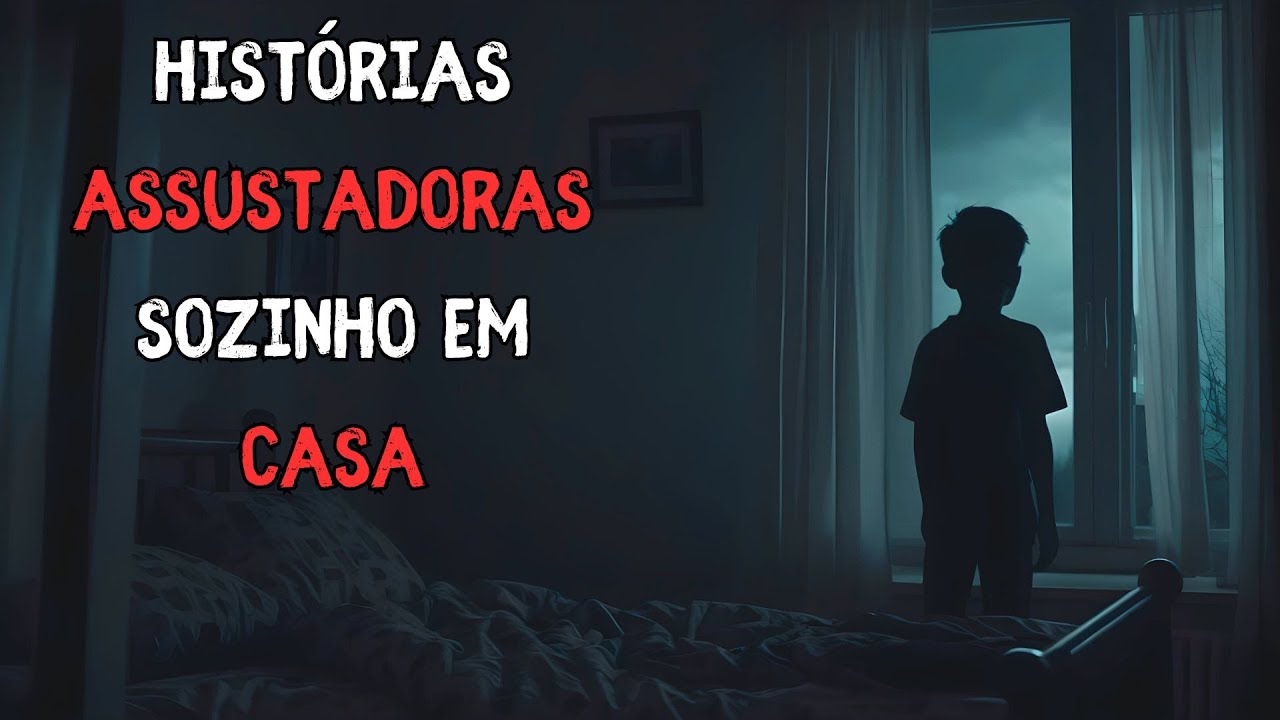 10 HISTÓRIAS ASSUSTADORES DE TERROR - SOZINHO EM CASA (RELATOS REAIS DE TERROR)