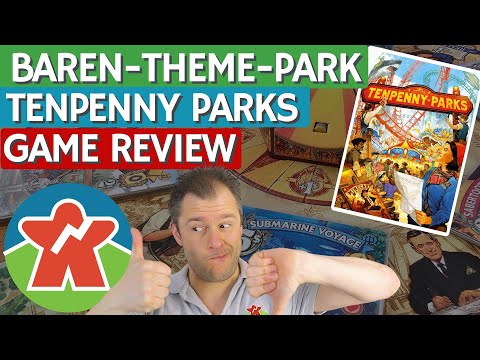 Tenpenny Parks - Board Game Review - BarenThemePark