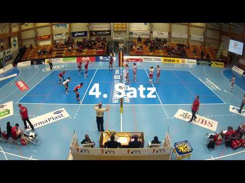 NLA 2014/2015: VC Kanti - Sm'Aesch-Pfeffingen 3:2 (30.11.2014)