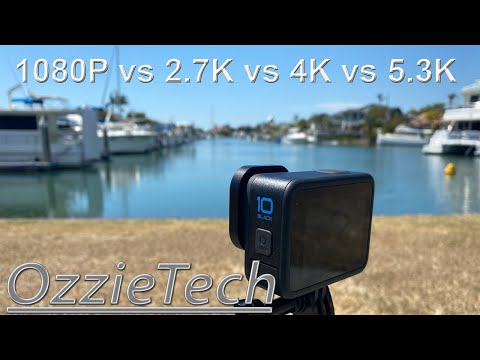 Gopro Hero 10 Black 1080P Vs 2.7K Vs 4K Vs 5.3K