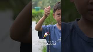 #62 南国キャンプってどんな感じ？日本と勝手が違う中、Pの夏休み休暇に家族3人での初キャンプ。#Shorts