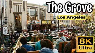 Grove Mall in Los Angeles , farmers’ market \walk through tour 4k ultr