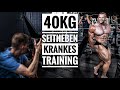 40 KG SEITHEBEN auf Reps / Fitnessstudio zerlegen im Muscle House Hanau + Fitness Shooting