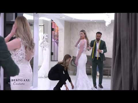 Trouwjurken passen bij bruidswinkel Alberto Axu in Zeist - 1ste Passessie - Say Yes to The Dress!