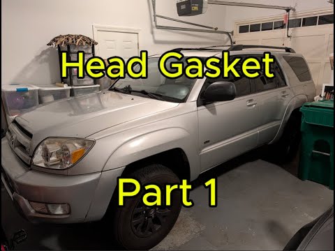 4Runner 1GR-FE Head Gasket Replacement (Timing Chain, Valve Stem Seals) Part 1- Disassembly