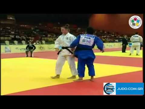 Judo Grand Prix Abu Dhabi 2011 -78kg JOO Abigel (HUN)-RAMIREZ (POR)