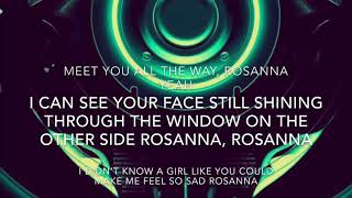 Rosanna- WEEZER (lyrics)