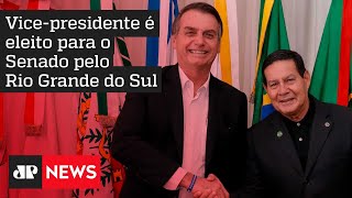 Bolsonaro encontra Mourão após vitória no Senado