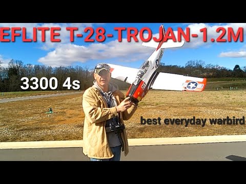 EFLITE T-28-TROJAN-1.2M-PNP. BEST EVERY DAY WARBIRD