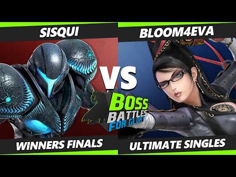 BOSS BATTLES: FG Winners Finals - sisqui (Dark Samus) Vs. Bloom4Eva (Bayonetta) SSBU Ultimate