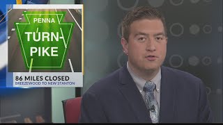 511PA: 86 miles of Pa. Turnpike closed, detour in place