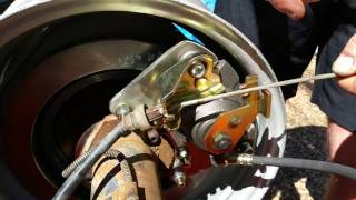 HOW TO ADJUST EMERGENCY (PARKING) BRAKE CABLES FOR REAR DISC BRAKE KITS by TheRamManINC.com