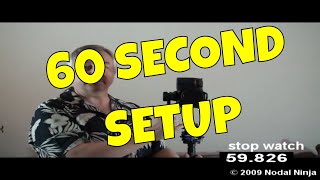 How to Setup a NN3 MKII Panorama Tripod Head in 60 Seconds