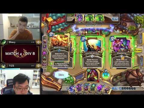Shaxy vs TIZS - Division B - Hearthstone Grandmasters Asia-Pacific 2020 Season 2 - Week 4