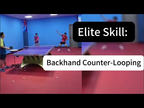 Zhang Jike Teaches Advanced Backhand Counter-Loop Technique