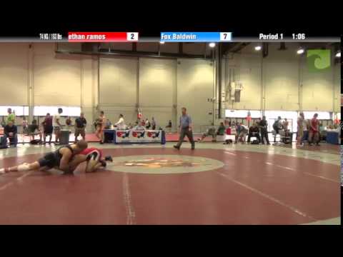 Men 74 KG / 163 lbs - ethan ramos vs. Fox Baldwin