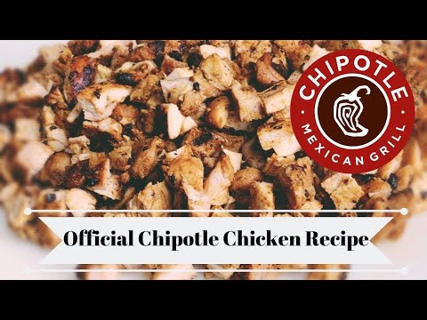 Chipotle's OFFICIAL Chicken Recipe! Chipotle Copycat recipe/Homemade Chipotle bowl/ DIY chipotle!