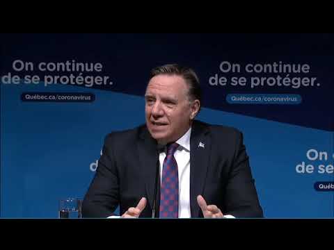 Les nouvelles mesures de François Legault (doublage)
