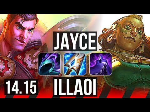 JAYCE vs ILLAOI (TOP) | 66k DMG, 5k comeback, 6 solo kills, 500+ games | EUW Master | 14.15