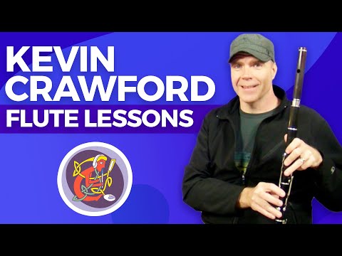 Kevin Crawford Irish Flute Lessons [The Quaker's Wife] + Technique