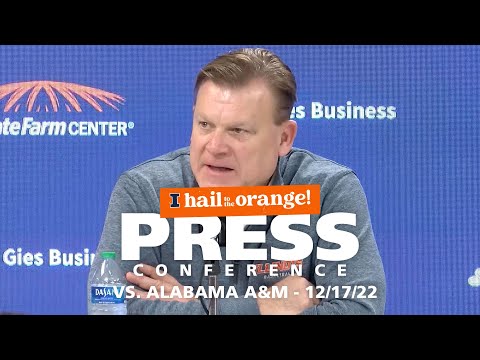 Illini MBB | Postgame Press Conference vs. Alabama A&M 12/17/2022
