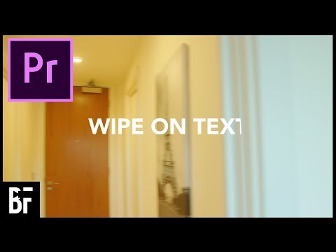Text Fade Transition Premiere Pro